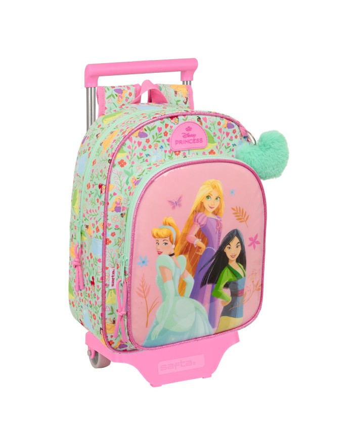 Trolley per la Scuola Disney Princess Bloom Verde Rosa 26 x 11 x 67 cm 26 x 34 x 11 cm Trolley per la Scuola Disney Princess Bloom Verde Rosa 26 x 11 x 67 cm 26 x 34 x 11 cm