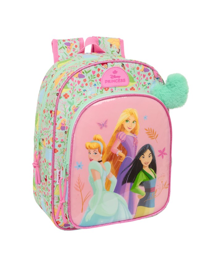 Zaino Scuola Disney Princess Bloom Rosa Acquamarina 26 x 34 x 11 cm Zaino Scuola Disney Princess Bloom Rosa Acquamarina 26 x 34 x 11 cm