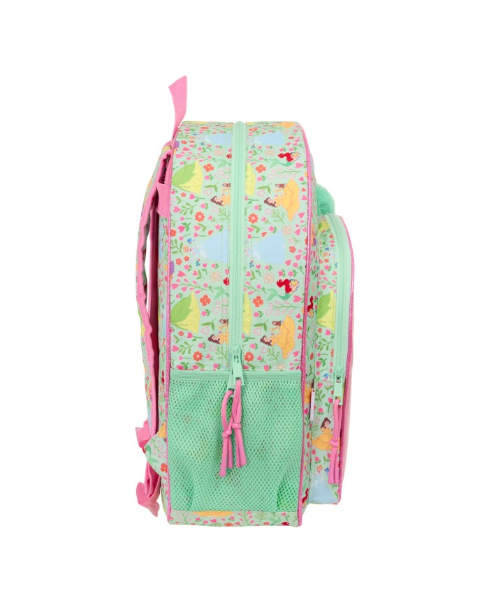 Zaino Scuola Disney Princess Bloom Verde Rosa 33 x 42 x 14 cm Zaino Scuola Disney Princess Bloom Verde Rosa 33 x 42 x 14 cm
