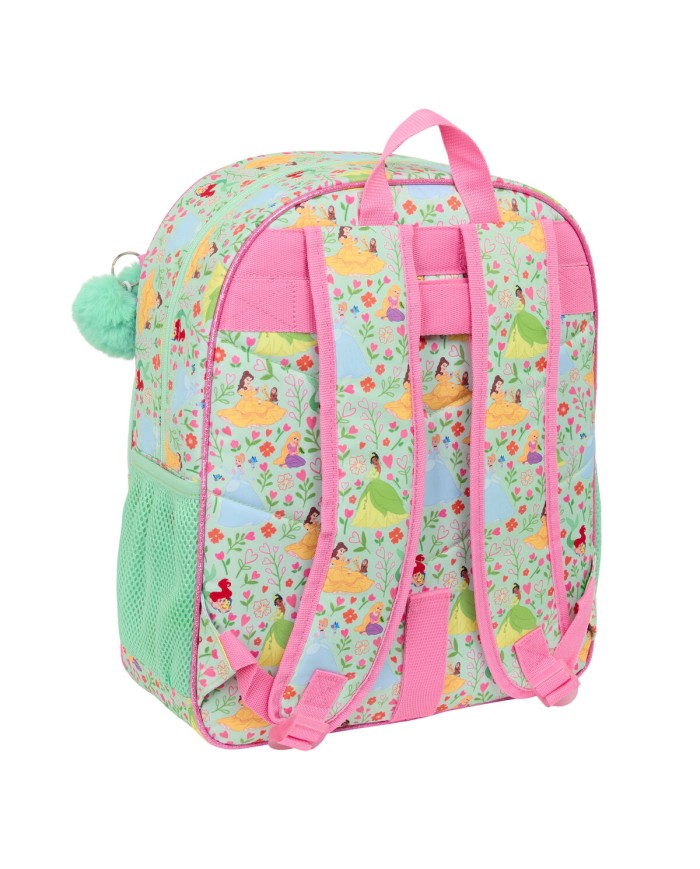 Zaino Scuola Disney Princess Bloom Verde Rosa 32 x 38 x 12 cm Zaino Scuola Disney Princess Bloom Verde Rosa 32 x 38 x 12 cm