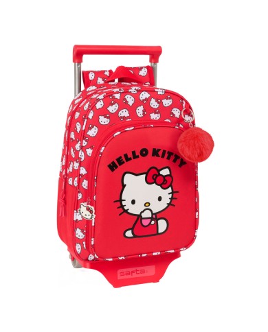 Trolley per la Scuola Hello Kitty Iconic Bianco Rosso 26 x 11 x 67 cm 26 x 34 x 11 cm Trolley per la Scuola Hello Kitty Iconic Bianco Rosso 26 x 11 x 67 cm 26 x 34 x 11 cm