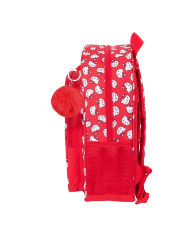 Zaino Scuola Hello Kitty Iconic Bianco Rosso 26 x 34 x 11 cm Zaino Scuola Hello Kitty Iconic Bianco Rosso 26 x 34 x 11 cm