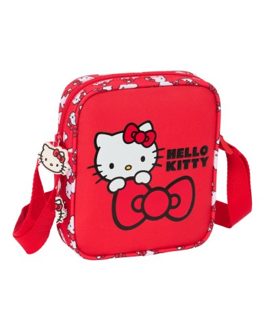 Borsa a Tracolla Hello Kitty Iconic Rosso 16 x 18 x 4 cm Borsa a Tracolla Hello Kitty Iconic Rosso 16 x 18 x 4 cm
