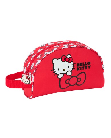 Necessaire da Viaggio Hello Kitty Iconic Bianco Rosso 26 x 16 x 9 cm Necessaire da Viaggio Hello Kitty Iconic Bianco Rosso 26 x 16 x 9 cm