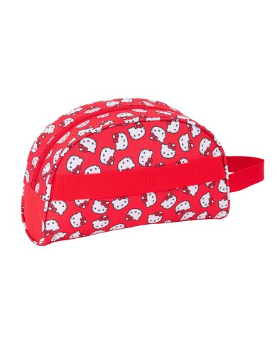 Necessaire da Viaggio Hello Kitty Iconic Bianco Rosso 26 x 16 x 9 cm Necessaire da Viaggio Hello Kitty Iconic Bianco Rosso 26 x 16 x 9 cm
