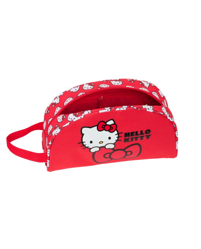 Necessaire da Viaggio Hello Kitty Iconic Bianco Rosso 26 x 16 x 9 cm