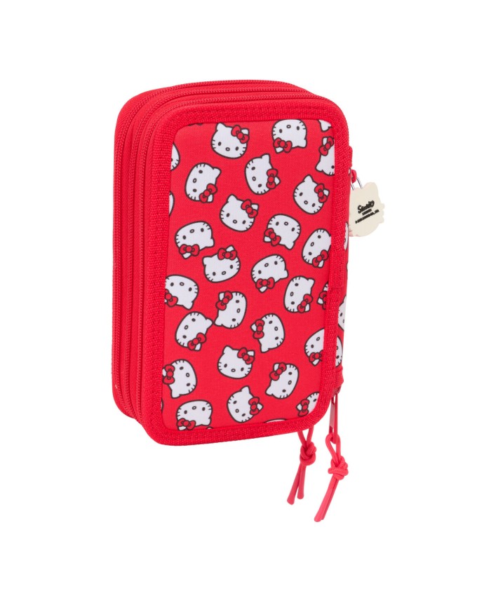 Plumier Triplo Hello Kitty Iconic Bianco Rosso 12,5 x 19,5 x 5,5 cm 37 Pezzi Plumier Triplo Hello Kitty Iconic Bianco Rosso 12,5 x 19,5 x 5,5 cm 37 Pezzi