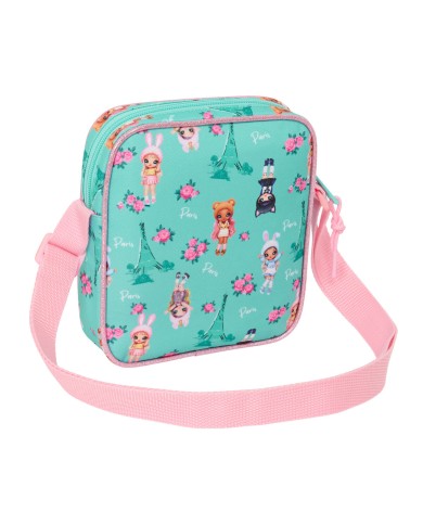Borsa a Tracolla Na!Na!Na! Surprise Bunny Rosa Turchese 16 x 18 x 4 cm Borsa a Tracolla Na!Na!Na! Surprise Bunny Rosa Turchese 16 x 18 x 4 cm