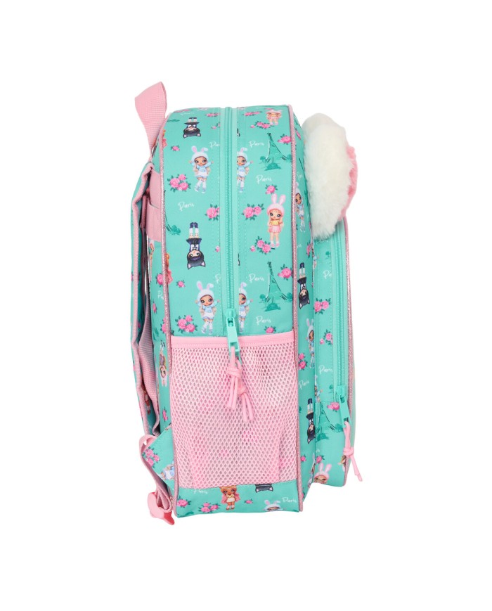 Zaino Scuola Na!Na!Na! Surprise Bunny Rosa Turchese 32 x 38 x 12 cm Zaino Scuola Na!Na!Na! Surprise Bunny Rosa Turchese 32 x 38 x 12 cm
