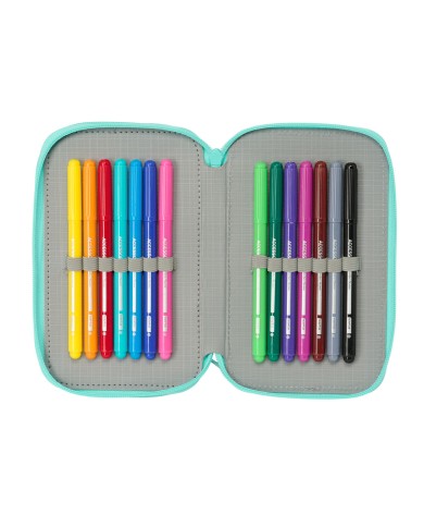 Plumier Triplo Na!Na!Na! Surprise Bunny Rosa Turchese 12,5 x 19,5 x 5,5 cm 37 Pezzi