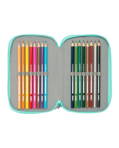 Plumier Triplo Na!Na!Na! Surprise Bunny Rosa Turchese 12,5 x 19,5 x 5,5 cm 37 Pezzi