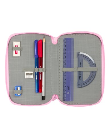 Astuccio per la Scuola con Accessori Glow Lab Swing Multicolore 12,5 x 19,5 x 5,5 cm 37 Pezzi