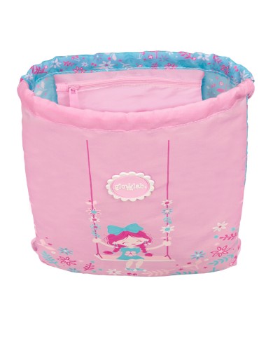 Zainetto con Cordini Glow Lab Swing Multicolore 26 x 34 x 1 cm Zainetto con Cordini Glow Lab Swing Multicolore 26 x 34 x 1 cm