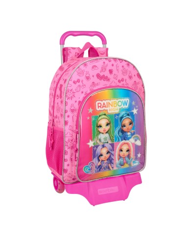 Trolley per la Scuola Rainbow High Shine Multicolore 33 x 42 x 14 cm Trolley per la Scuola Rainbow High Shine Multicolore 33 x 42 x 14 cm