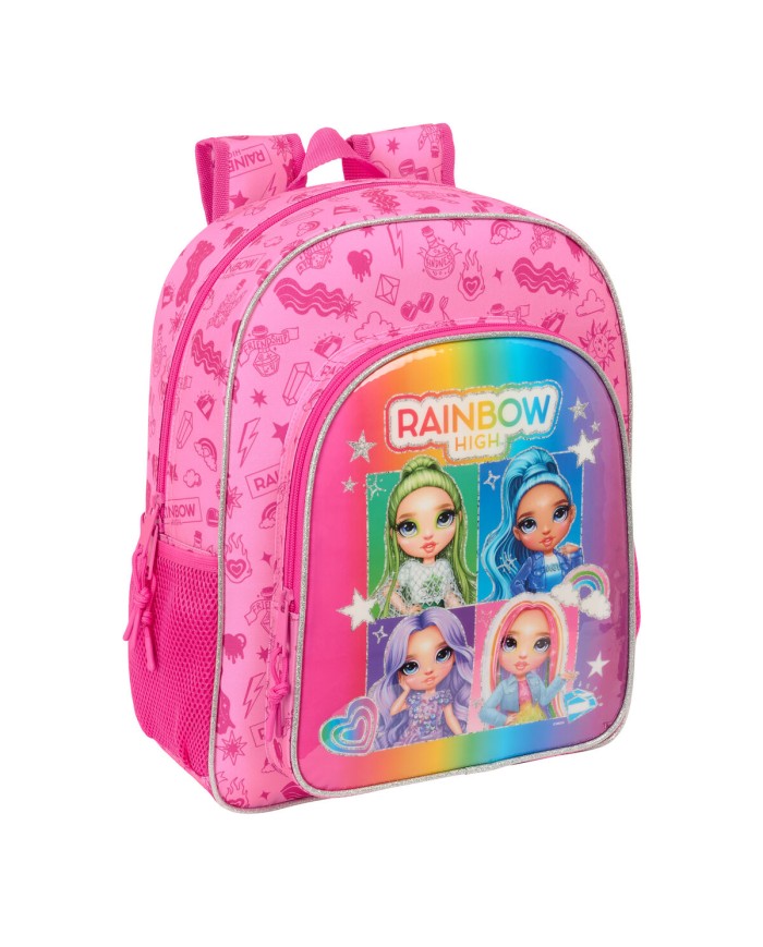Zaino Scuola Rainbow High Shine Multicolore 32 x 38 x 12 cm Zaino Scuola Rainbow High Shine Multicolore 32 x 38 x 12 cm