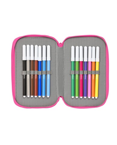 Plumier Triplo Rainbow High Shine Multicolore 12,5 x 19,5 x 5,5 cm 37 Pezzi Plumier Triplo Rainbow High Shine Multicolore 12,5 x 19,5 x 5,5 cm 37 Pezzi