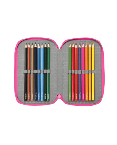 Plumier Triplo Rainbow High Shine Multicolore 12,5 x 19,5 x 5,5 cm 37 Pezzi Plumier Triplo Rainbow High Shine Multicolore 12,5 x 19,5 x 5,5 cm 37 Pezzi