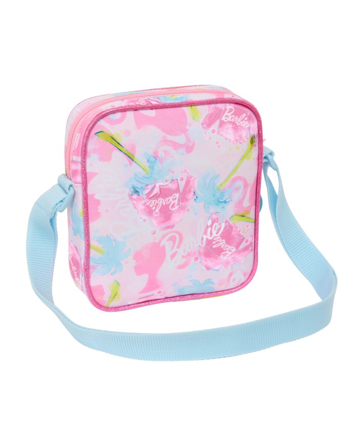Borsa a Tracolla Barbie Painterly Rosa Blu cielo 16 x 18 x 4 cm