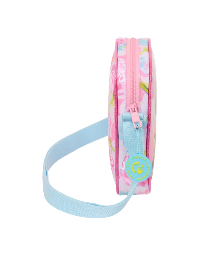 Borsa a Tracolla Barbie Painterly Rosa Blu cielo 16 x 18 x 4 cm