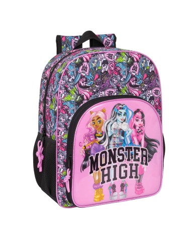 Zaino Scuola Monster High Drama Multicolore 33 x 42 x 14 cm Zaino Scuola Monster High Drama Multicolore 33 x 42 x 14 cm