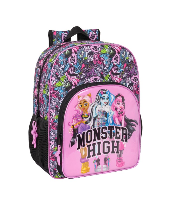 Zaino Scuola Monster High Drama Multicolore 33 x 42 x 14 cm Zaino Scuola Monster High Drama Multicolore 33 x 42 x 14 cm