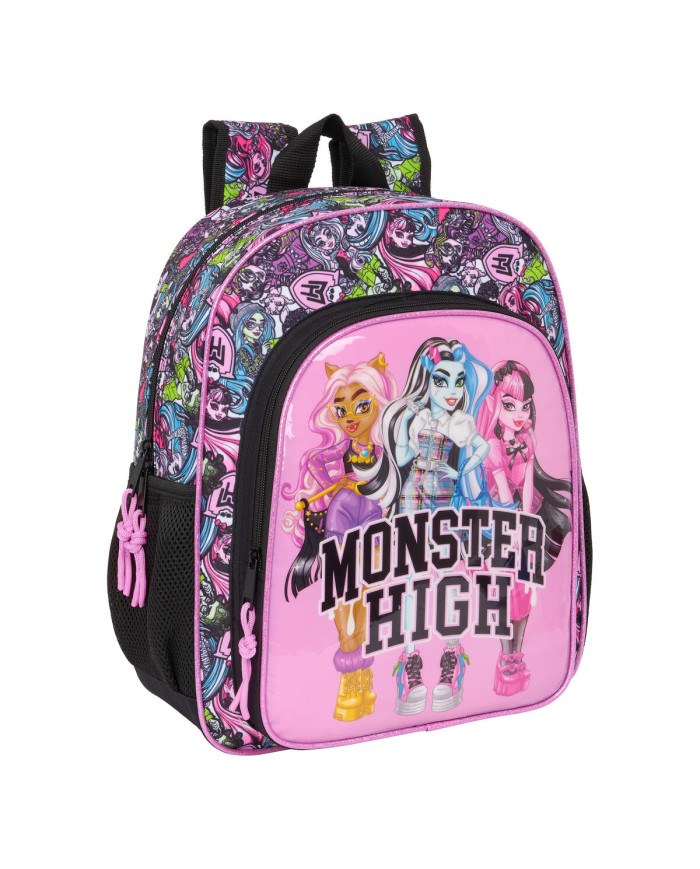 Zaino Scuola Monster High Drama Multicolore 32 x 38 x 12 cm Zaino Scuola Monster High Drama Multicolore 32 x 38 x 12 cm