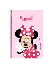 Raccoglitore ad anelli Minnie Mouse Naive Rosa A4 26.5 x 33 x 4 cm Raccoglitore ad anelli Minnie Mouse Naive Rosa A4 26.5 x 33 x 4 cm
