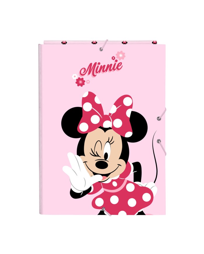 Raccoglitore ad anelli Minnie Mouse Naive Rosa A4 26 x 33.5 x 2.5 cm Raccoglitore ad anelli Minnie Mouse Naive Rosa A4 26 x 33.5 x 2.5 cm