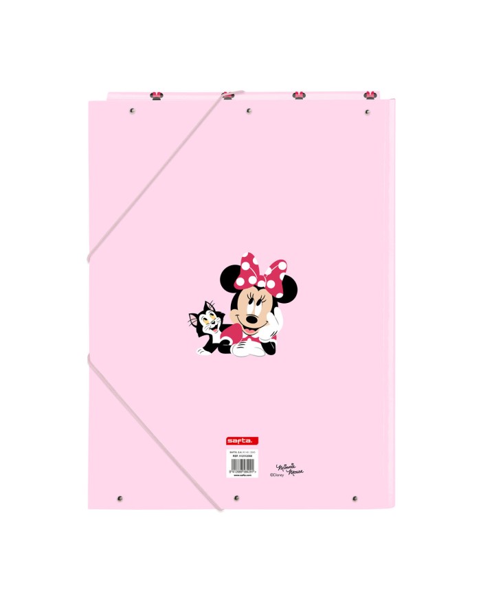 Raccoglitore ad anelli Minnie Mouse Naive Rosa A4 26 x 33.5 x 2.5 cm Raccoglitore ad anelli Minnie Mouse Naive Rosa A4 26 x 33.5 x 2.5 cm
