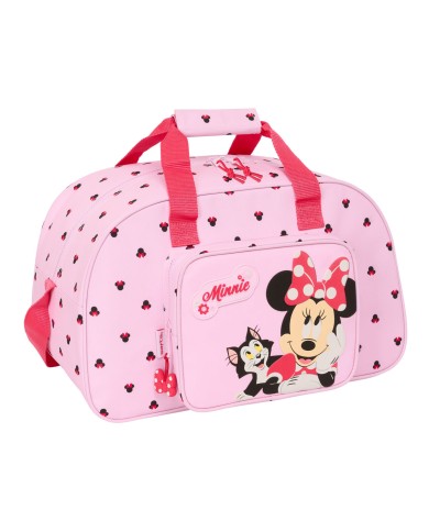 Borsa da Palestra Minnie Mouse Naive Rosa 40 x 24 x 23 cm