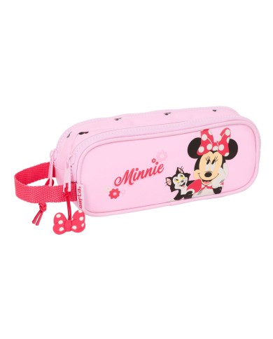 Portaoggetti Doppio Minnie Mouse Naive Rosa 21 x 8 x 6 cm