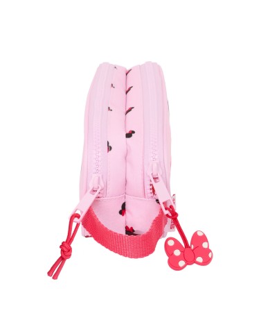 Portaoggetti Doppio Minnie Mouse Naive Rosa 21 x 8 x 6 cm