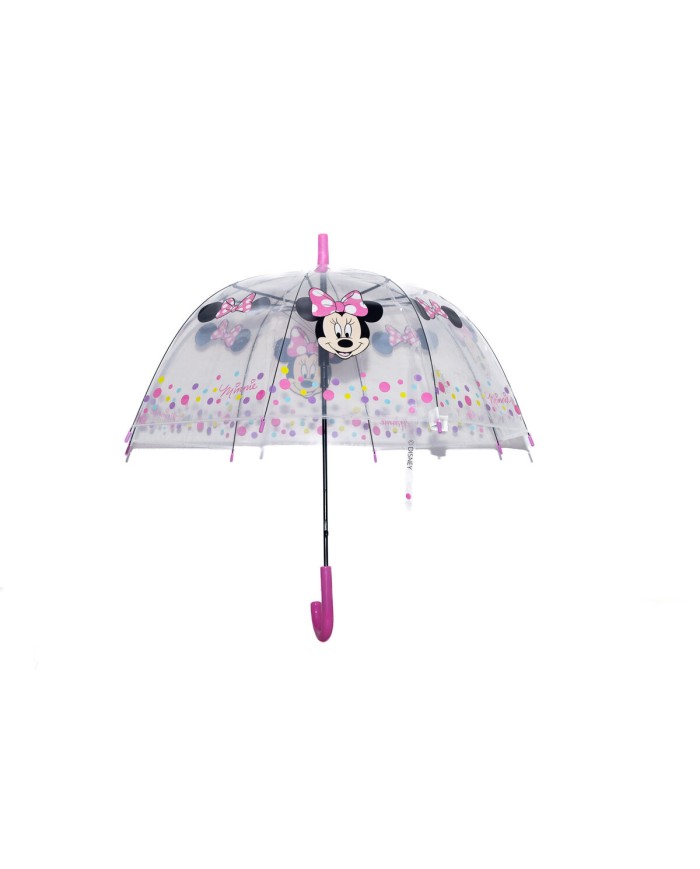 Ombrelli Minnie Mouse Naive Rosa Ø 76 cm Ombrelli Minnie Mouse Naive Rosa Ø 76 cm