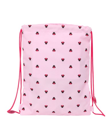 Zainetto con Cordini Minnie Mouse Naive Rosa 26 x 34 x 1 cm