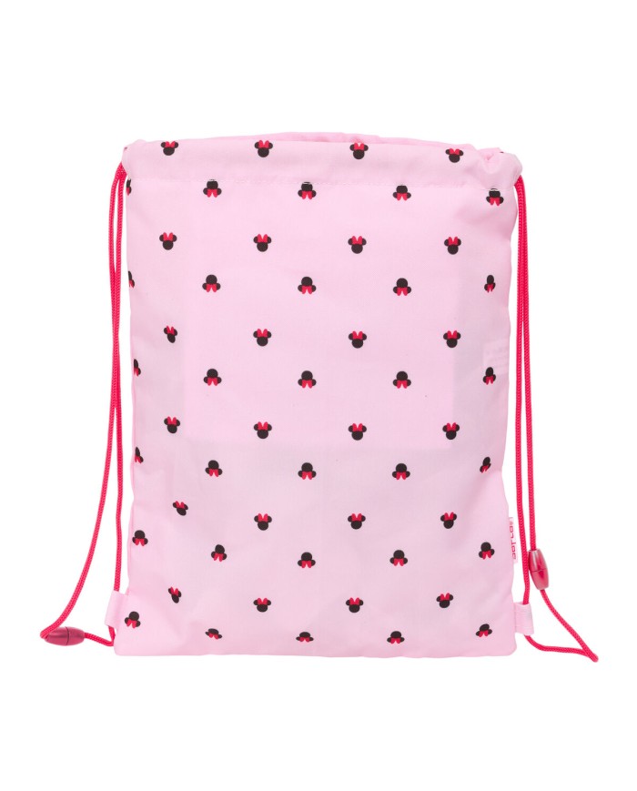 Zainetto con Cordini Minnie Mouse Naive Rosa 26 x 34 x 1 cm