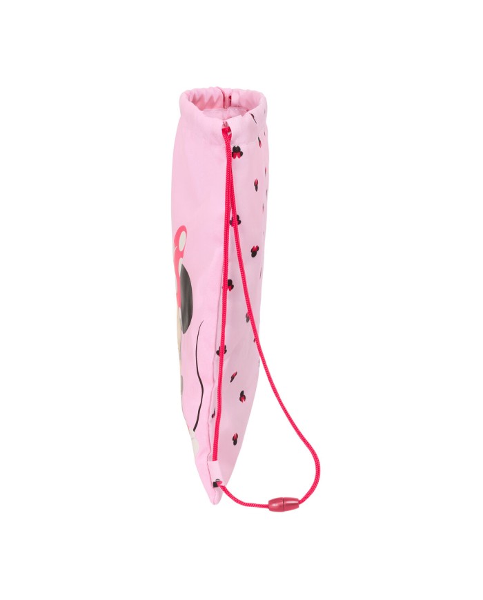 Zainetto con Cordini Minnie Mouse Naive Rosa 26 x 34 x 1 cm