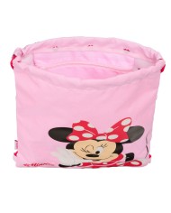 Zainetto con Cordini Minnie Mouse Naive Rosa 26 x 34 x 1 cm