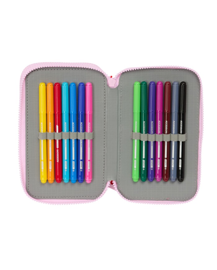 Plumier Triplo Minnie Mouse Naive Rosa 12,5 x 19,5 x 5,5 cm 37 Pezzi Plumier Triplo Minnie Mouse Naive Rosa 12,5 x 19,5 x 5,5 cm 37 Pezzi