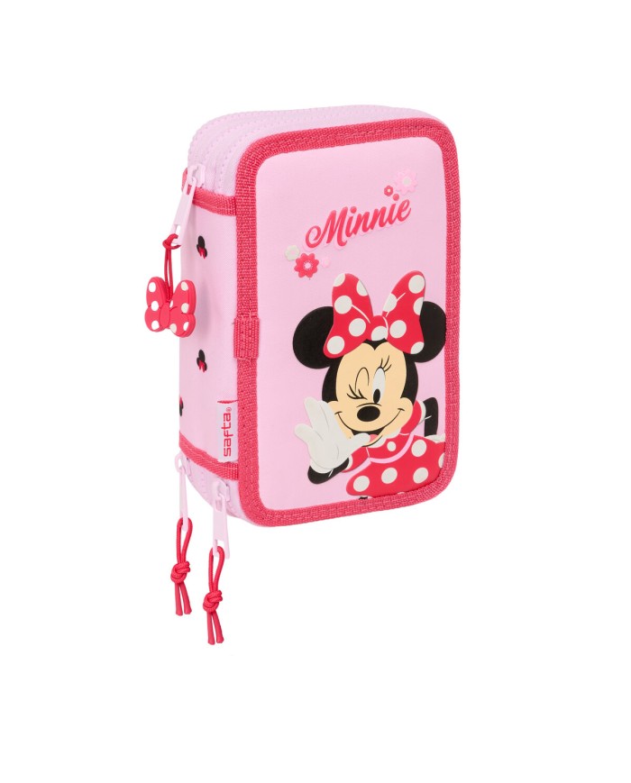 Plumier Triplo Minnie Mouse Naive Rosa 12,5 x 19,5 x 5,5 cm 37 Pezzi Plumier Triplo Minnie Mouse Naive Rosa 12,5 x 19,5 x 5,5 cm 37 Pezzi