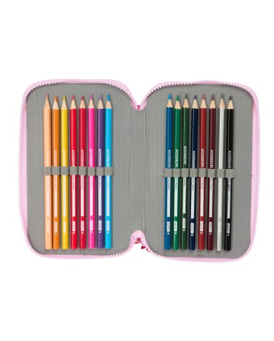 Plumier Triplo Minnie Mouse Naive Rosa 12,5 x 19,5 x 5,5 cm 37 Pezzi Plumier Triplo Minnie Mouse Naive Rosa 12,5 x 19,5 x 5,5 cm 37 Pezzi