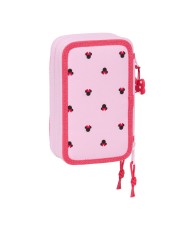 Plumier Triplo Minnie Mouse Naive Rosa 12,5 x 19,5 x 5,5 cm 37 Pezzi Plumier Triplo Minnie Mouse Naive Rosa 12,5 x 19,5 x 5,5 cm 37 Pezzi