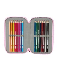 Plumier Triplo Minnie Mouse Naive Rosa 12,5 x 19,5 x 5,5 cm 37 Pezzi Plumier Triplo Minnie Mouse Naive Rosa 12,5 x 19,5 x 5,5 cm 37 Pezzi