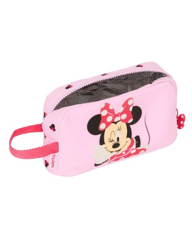 Portamerenda Termico Minnie Mouse Naive Rosa 21,5 x 12 x 6,5 cm