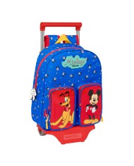 Zaino Scuola Mickey Mouse Clubhouse Good day Azzurro 33 x 42 x 14 cm Zaino Scuola Mickey Mouse Clubhouse Good day Azzurro 33 x 42 x 14 cm