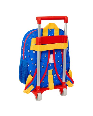 Trolley per la Scuola Mickey Mouse Clubhouse Good day Azzurro 28 x 34 x 10 cm