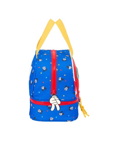 Portamerenda Mickey Mouse Clubhouse Good day Azzurro 20 x 20 x 15 cm