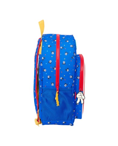 Zaino Scuola Mickey Mouse Clubhouse Good day Azzurro 33 x 42 x 14 cm