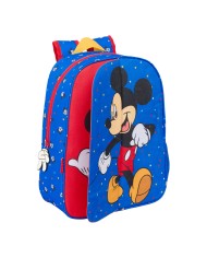 Zaino Scuola Mickey Mouse Clubhouse Good day Azzurro 26 x 34 x 11 cm