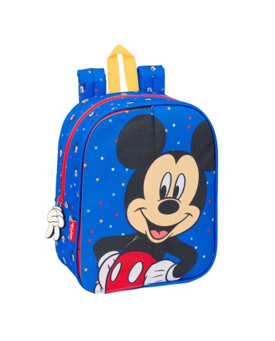 Zaino Scuola Mickey Mouse Clubhouse Good day Azzurro 22 x 27 x 10 cm