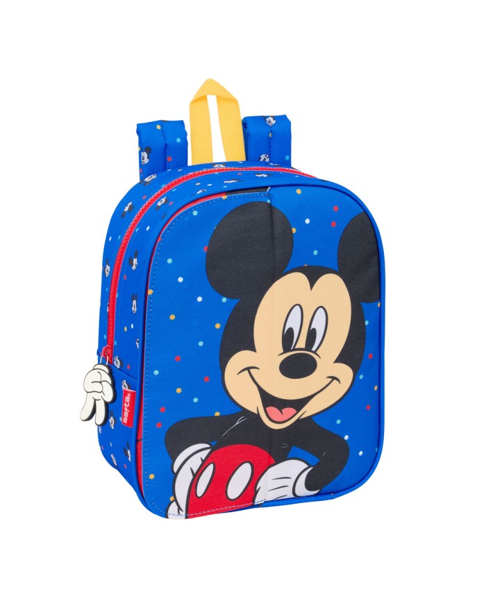 Zaino Scuola Mickey Mouse Clubhouse Good day Azzurro 22 x 27 x 10 cm Zaino Scuola Mickey Mouse Clubhouse Good day Azzurro 22 x 27 x 10 cm